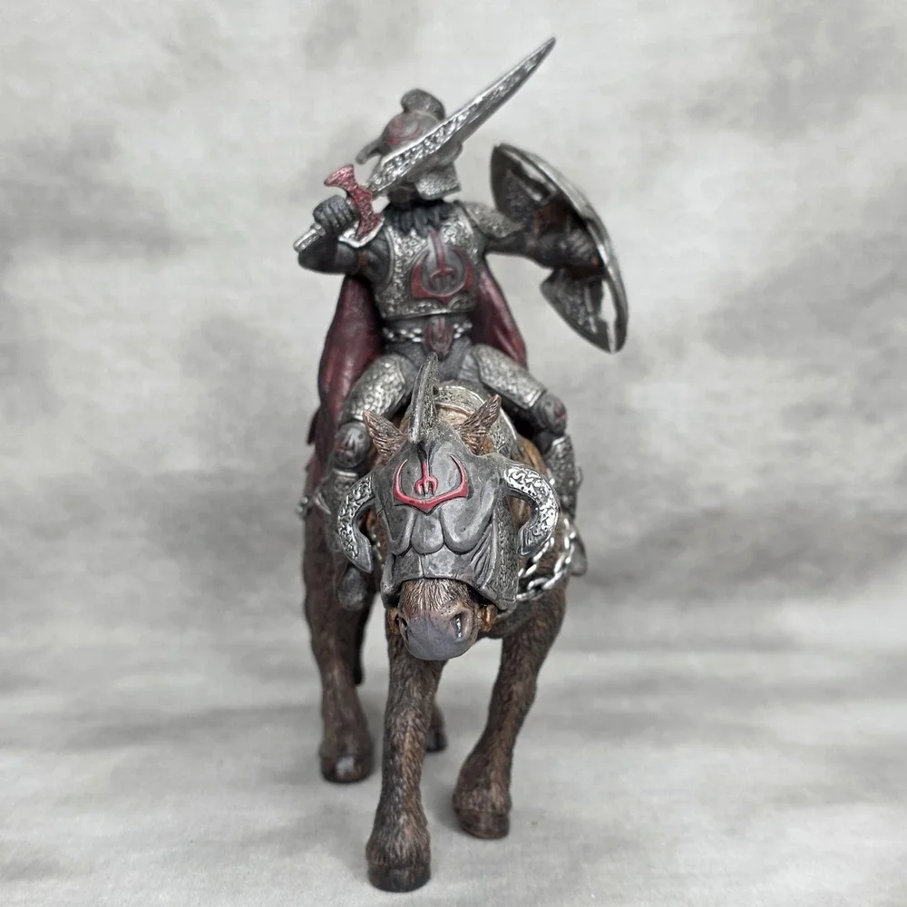 Schleich Zahor Knight w/Armored War Horse Figures World of History Knights